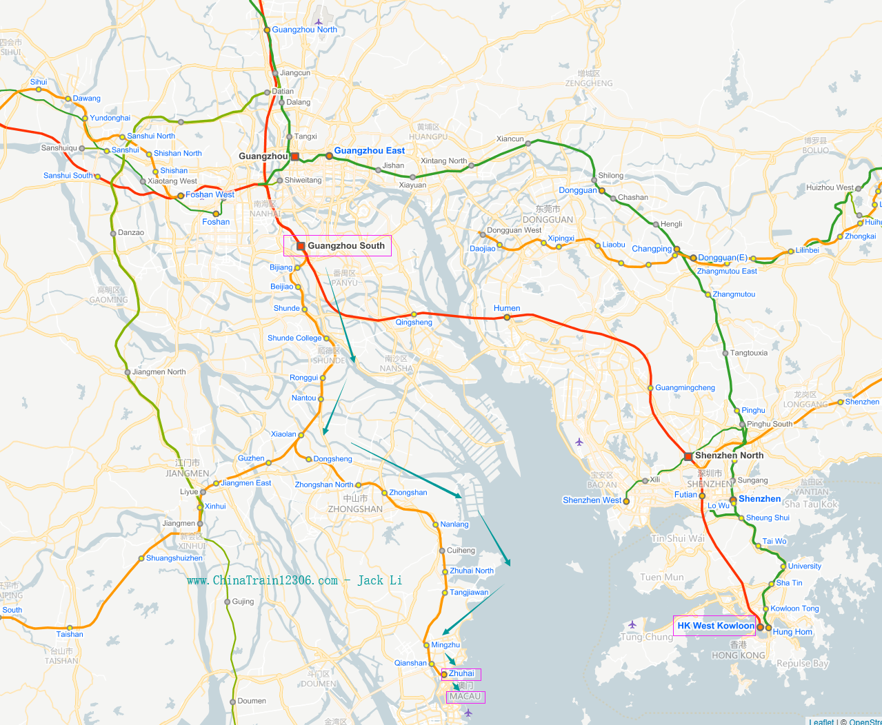 macau-guangzhou-high-speed-train-1-hour-via-zhuhai-gongbei-port