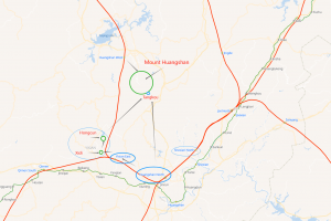 huangshan-yixian-xidi-hongcun-tangkou-route-map