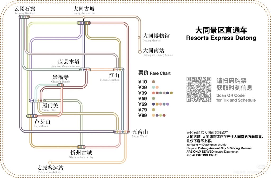 datong scenic area direct bus